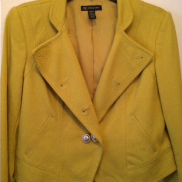 INC Jacket, mustard color, medium - Picture 2 of 6